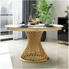 Solace Round Marble-Top Dining Table / Lixra