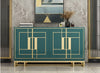 Glossy Wooden-Top Modern Buffet Table / Lixra