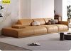 Modern Leather Upholstered Sectional Sofa Set