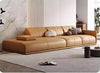 Modern Leather Upholstered Unique Sectional Sofa Set / Lixra