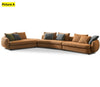 Luxurious L-Shaped Indoor Fabric Sofa / Lixra