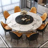 Home Elegance Style Designed Marble Top Dining Table Set - Lixra