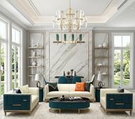 3-Pcs Leather Luxurious Sofa Set / Lixra
