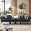 3-Seater Tufted Elegance Leather Sofa / Lixra