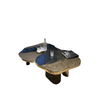 Contemporary Metal Marble Coffee Table / Lixra