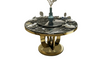 Matte Finish Round Dining Table Set / Lixra
