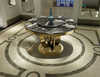 Matte Finish Round Dining Table Set / Lixra