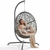 Egg Shape Rattan Swing Outdoor Chair / Lixra
