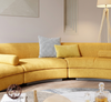 Exclusive Modern Circular Fabric Sofa Set / Lixra