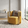 Velvet Upholstered Accent Chair for Living Room / Lixra