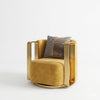 Velvet Upholstered Accent Chair for Living Room / Lixra