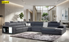 Endearing Design LED Leather Sectional Sofa Set / Lixra