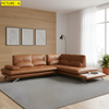 Luxurious Contemporary Style Cozy Leather Sectional Sofa Set / Lixra