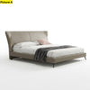 Contemporary Design Sumptuous Comfy Leather Bed / Lixra