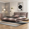 Luxurious Modern Wooden Leather Bed / Lixra