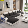 Modern Fabric Upholstered Power Recliner Sofa Bed / Lixra