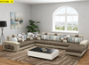Modern Sectional Sofa Set in Fabric / Lixra