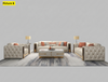 Modern Tufted Leather Sofas Set for Living Room / Lixra