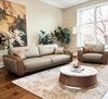 Modern Italian Design Leather Upholstery Sofa / Lixra