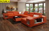 U-Shaped Sectional Leather Sofa / Lixra