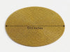 Elegant Gold Beaded Round Placemat Set Of 2 / Lixra