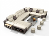 Modern Distinctive Comfy Leather Aesthetic Sectional Sofa / Lixra