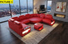 Modern and Luxurious Leather Sectional Sofa / Lixra