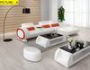 Impressive Spectacular Interior Designed L-Shaped Leather Sectional Sofa Set / Lixra