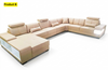Modern Artistic Style Cozy Leather Sectional Sofa Set / Lixra