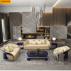 Modern Leather Sofa Set for Living Room