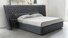 Exquisite Designed Tufted Velvet Fabric Bed / Lixra