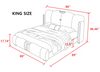 Magnolious Design Modern Leather Bed