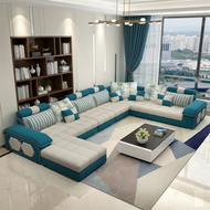 Modern Sectional Sofa Set in Fabric / Lixra