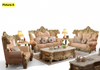 Liville Aesthetic European Leather Sofa Set / Lixra