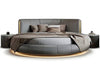 Smooth Grain Italian Modern Round Bed / Lixra