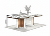 Glossy Wooden Resplendent Dining Table Set