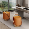 Trendy Leather Accent Chairs Set of 2 / Lixra