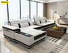Classic Modern Multifunctional Leather Sectional Sofa Set / Lixra