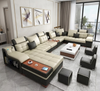 Modern Multi-Functional Luxurious Leather Sectional Sofa / Lixra