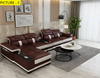 L-shaped Dynamic And Simple Leather Sectional Sofa / Lixra