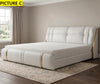 Luxurious Italian modern Leather Bed / Lixra