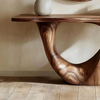 Unique Designed Wooden Accent Table / Lixra