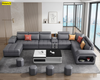 Modern Multi-Functional Luxurious Leather Sectional Sofa / Lixra