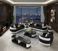 Crafted Leather 3-2-1 Seater Sofa Set / Lixra