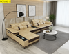 L-shaped Dynamic And Simple Leather Sectional Sofa / Lixra