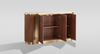 Modern Luxurious Marble Top Buffet Table / Lixra