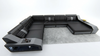 Luxury Modern Sectional Sofas with LED Lights / Lixra