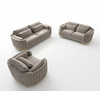 Velvet Upholstered Modern Sofa Set / Lixra