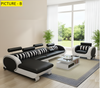 Modish And Endearing Leather Sectional Sofa / Lixra