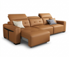 Electric Versatile Remote control Leather Sofa Bed / Lixra
